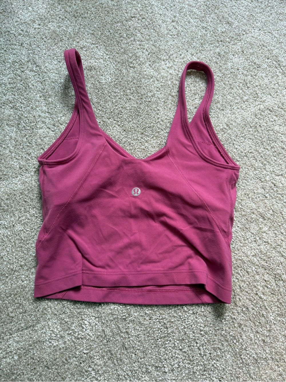 Lululemon Align Tank Top Pink Bra Size 2 - Picture 2 of 3